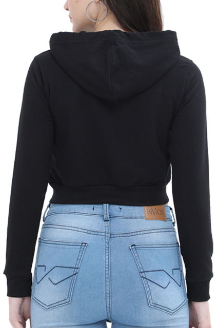 Female Crop Hoodies - ShutUp Susan Hoodie