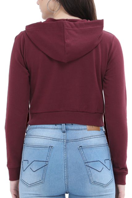 Female Crop Hoodies - ShutUp Susan Hoodie