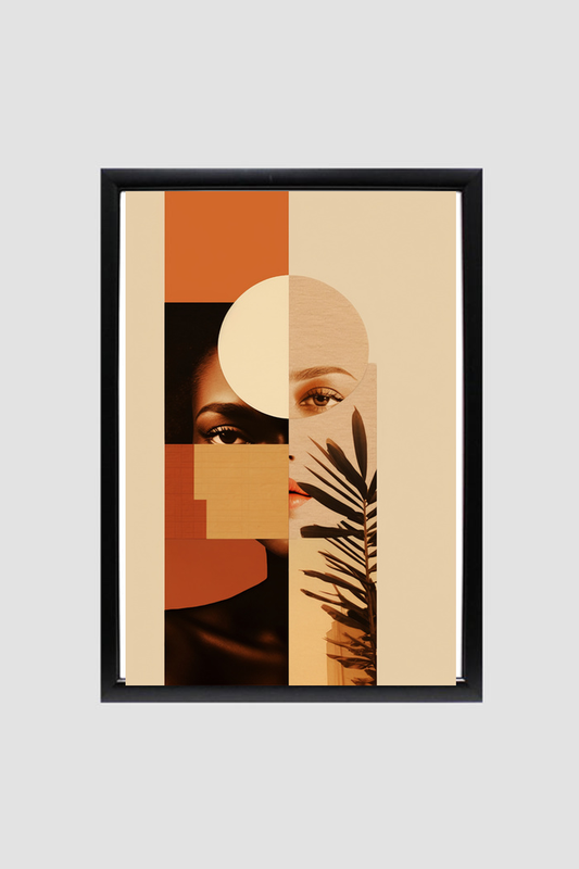 Framed Poster - Aesthetic Black A4 Frame poster