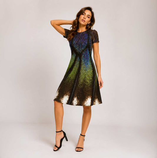AOP A line Dress - Merlin Special Collections