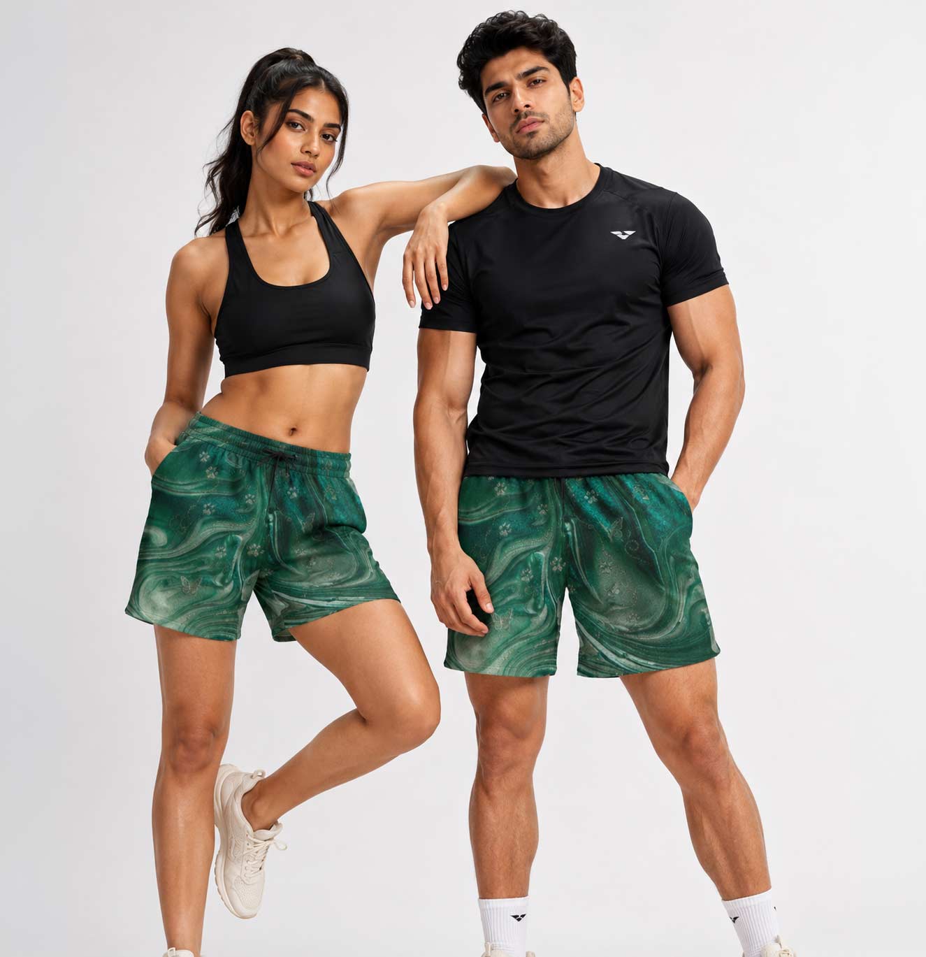 Unisex AOP Sports Shorts - Merlin Special Collections