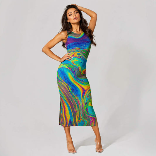 AOP Bodycon Dress