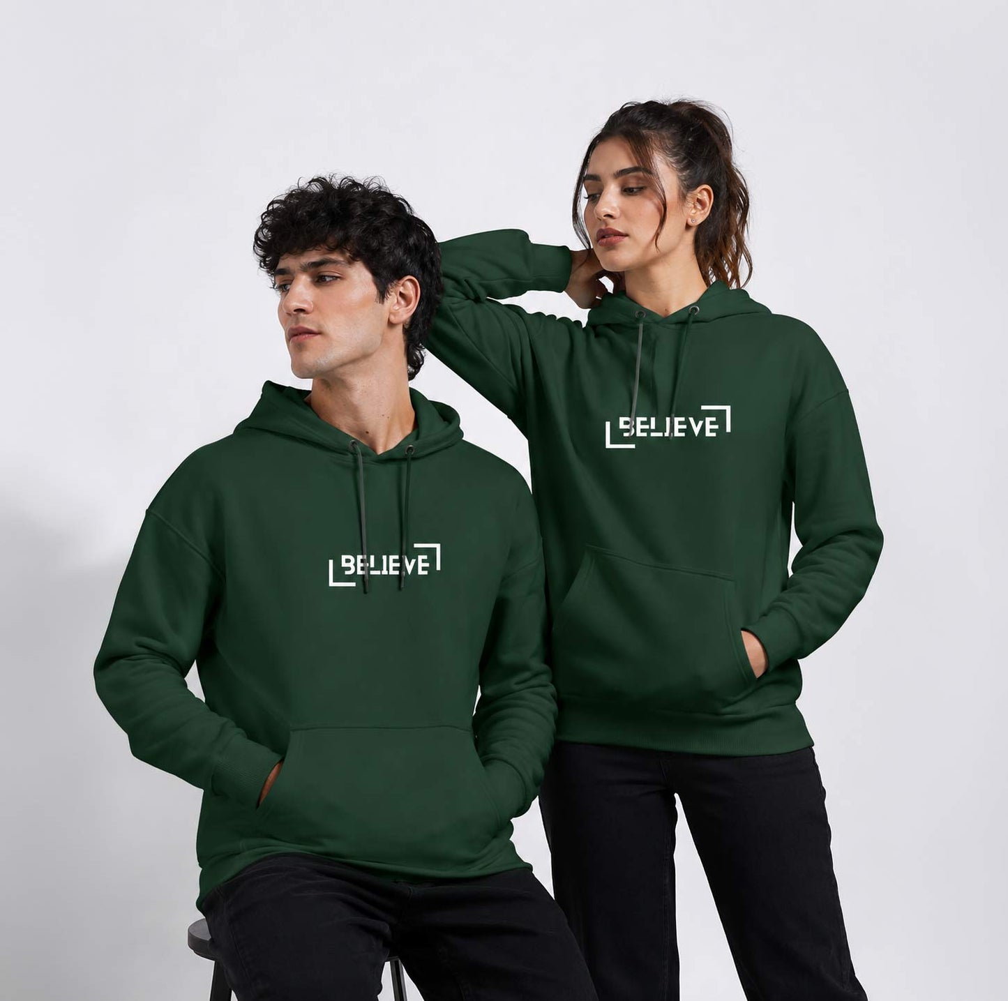 Unisex Oversized Hoodie - Minimal Design Oversized Hoodie
