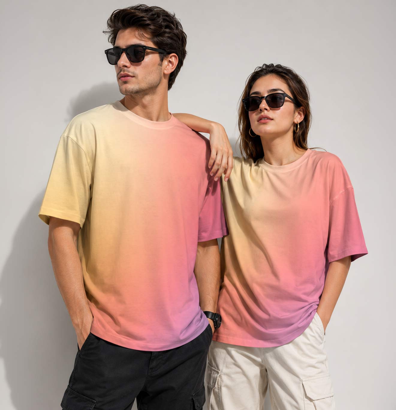Unisex AOP Oversized T-Shirt - Gradient Design