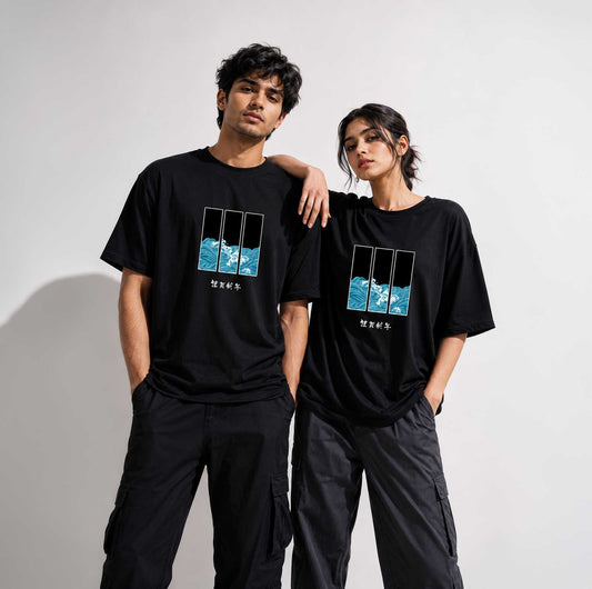 Unisex Oversized Classic T-Shirt - Japanese aesthetics Oversized T-Shirt