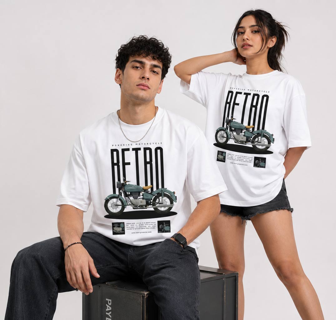 Unisex Oversized Tee - Vintage Style Tee