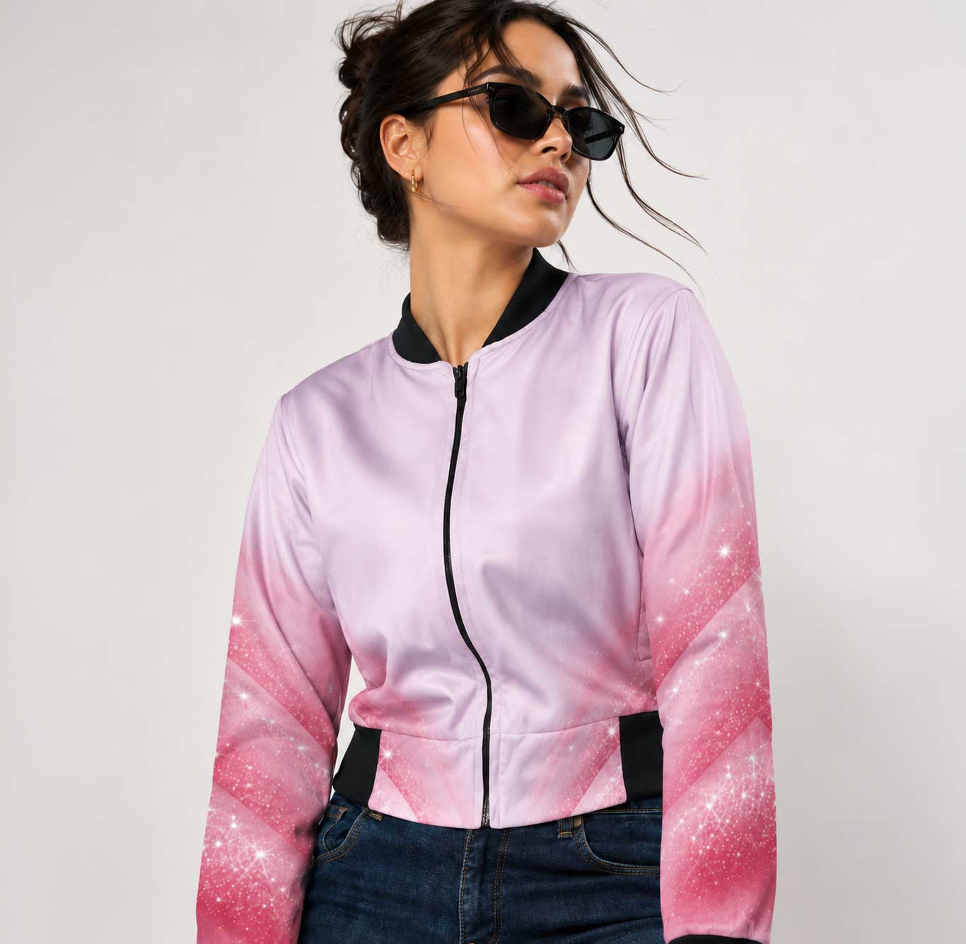 Women's AOP Bomber Jacket
