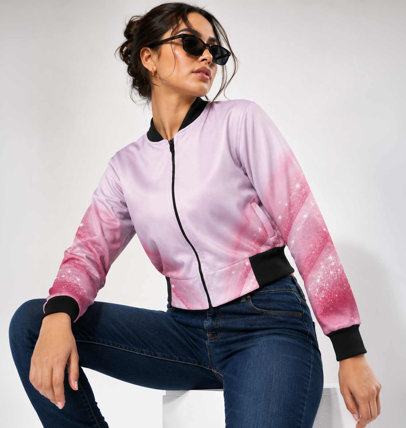 Women's AOP Bomber Jacket